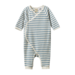 Nature Baby Kimono Stretch & Grow Terry - Powder Blue Sailor Stripe
