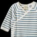 Nature Baby Kimono Stretch & Grow Terry - Powder Blue Sailor Stripe