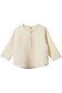 Nature Baby Crinkle Muslin Caravan Shirt - Natural Crinkle