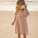 Nature Baby Albertine Dress - Rose Dust Crinkle
