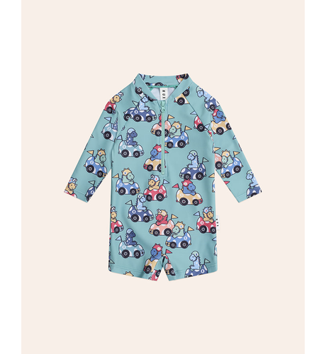 Huxbaby Racer Dino Swimsuit Shortie