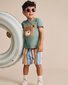 Huxbaby Furry Huxbear Green Tee