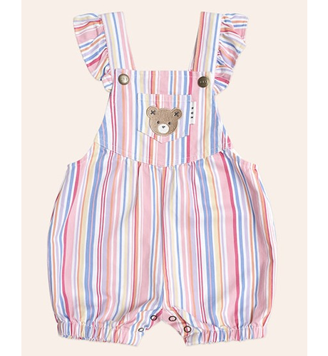 Huxbaby Pastel Stripe Bubble Romper