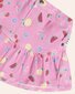 Huxbaby Pink Fruit Emoji Frilly Skirt