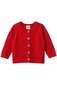 Nature Baby Piper Cardigan - Raspberry Red Pointelle