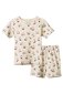 Nature Baby Shortie PJ Set - Strawberry Blush Print