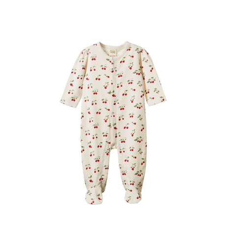 Nature Baby Lucy Suit - Strawberry Blush Print
