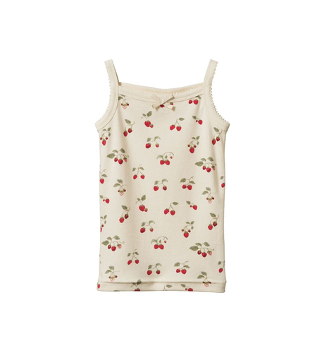 Nature Baby Camisole - Strawberry Blush Print