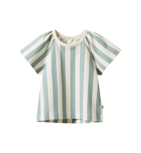 Nature Baby Faye Tee - Star Dew Stripe