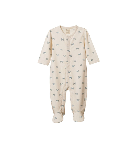 Nature Baby Lucy Suit - Ribbons Star Dew Print