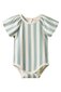 Nature Baby Faye S/S Bodysuit - Star Dew Stripe