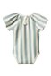 Nature Baby Faye S/S Bodysuit - Star Dew Stripe
