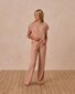 Rylee + Cru Cozy Rib Knit Set - Grapefruit