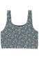 Rylee + Cru Swift Sports Crop Blue Floral - Ocean
