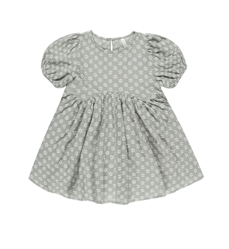Rylee + Cru Rose Dress - Seafoam