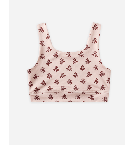 Rylee + Cru Swift Sports Crop - Blush Fleur (Pre-order)