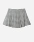 Rylee + Cru Pleated Skirt - Navy Check (Pre-order)