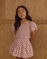 Rylee + Cru Tiered Mini Skirt - Blush Fleur (Pre-order)