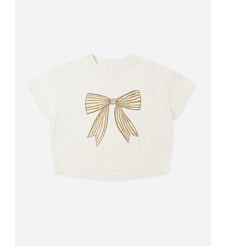 Rylee + Cru Boxy Tee - Bow (Pre-order)