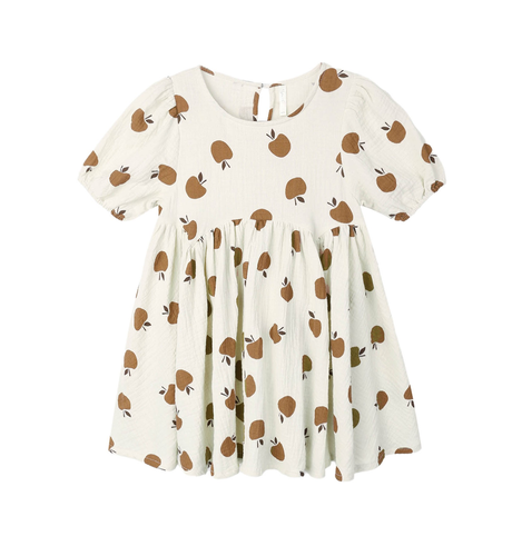Rylee + Cru Rose Dress - Golden Apples (Pre-order)