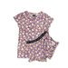 Hello Stranger Girls Summer PJ's - Purple Floral