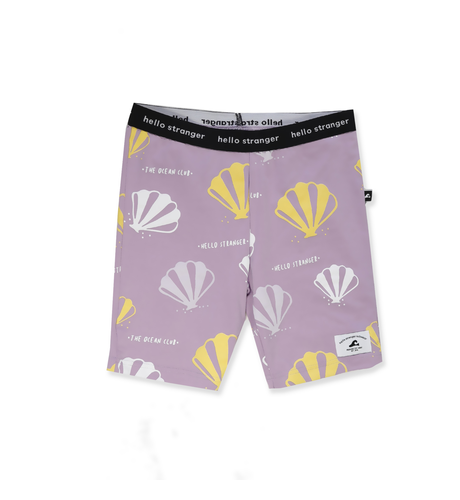 Hello Stranger Girls Bike Tights - Purple