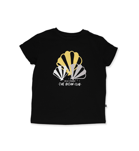 Hello Stranger The Ocean Club Bailey Tee - Black