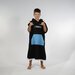 Hello Stranger Poncho Towel - Black/Blue