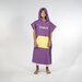 Hello Stranger Poncho Towel - Purple/Yellow