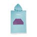 Hello Stranger Poncho Towel - Turquoise/Purple