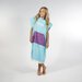 Hello Stranger Poncho Towel - Turquoise/Purple