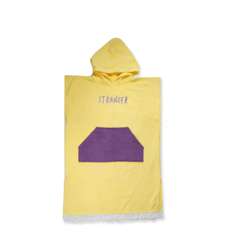 Hello Stranger Poncho Towel - Yellow/Purple