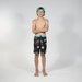 Hello Stranger Ocean Long Board Short - Black/Green