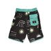 Hello Stranger Ocean Long Board Short - Black/Green