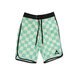 Hello Stranger Kermit Long Board Short - Green Check